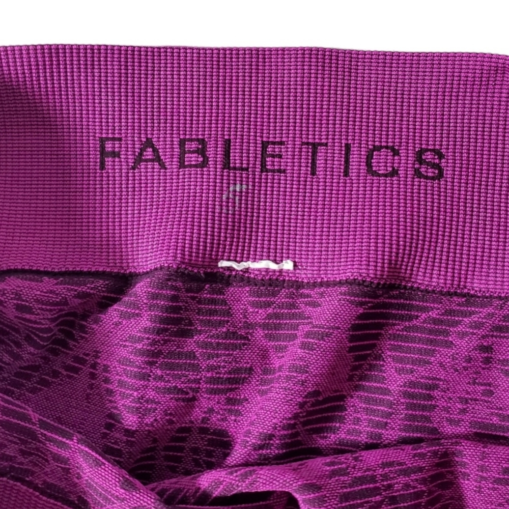 Fabletics Purple Patterned Leggings - image 5